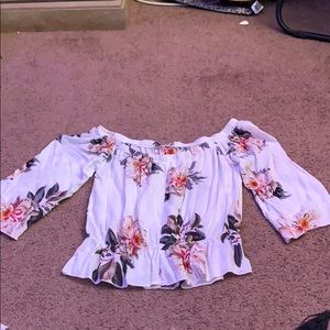 Floral Off the Shoulder Top